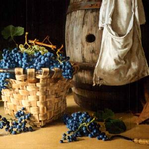 Cesto de uvas